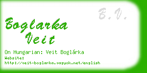 boglarka veit business card